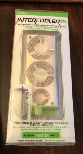 Nyko Intercooler TS Xbox 360 New In Box Temperature Sensing Cooling Device 3 Fan