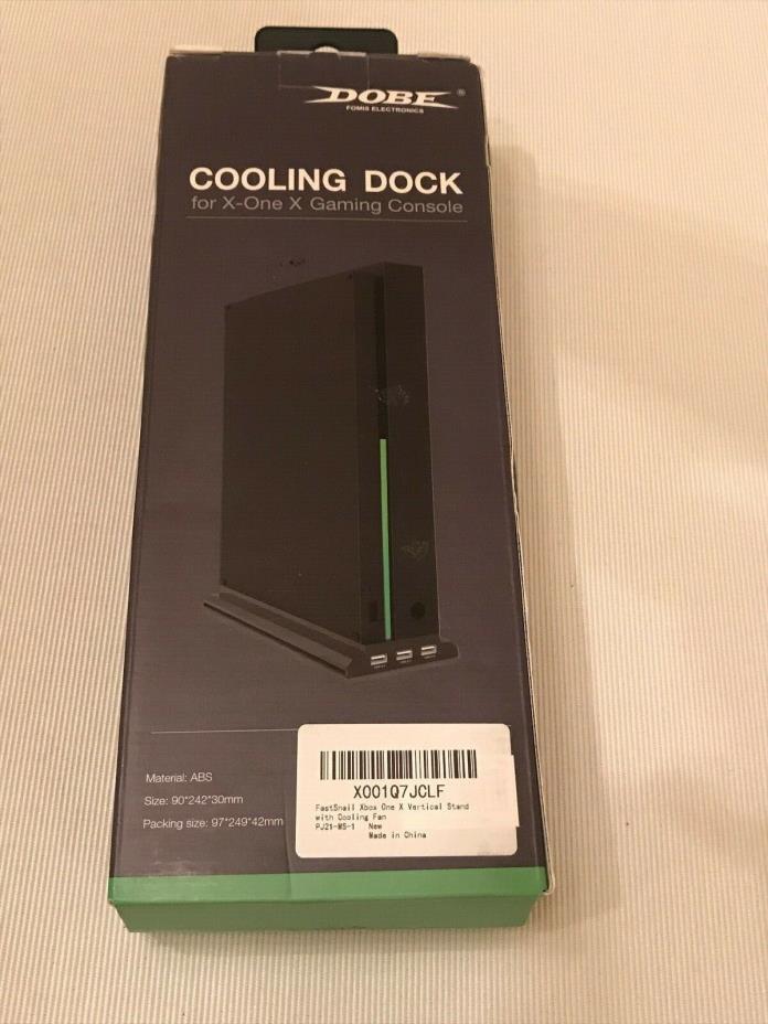 DOBE COOLING DOCK FOR X-ONE X GAMING CONSOLE WITH 3 COOLING FANS
