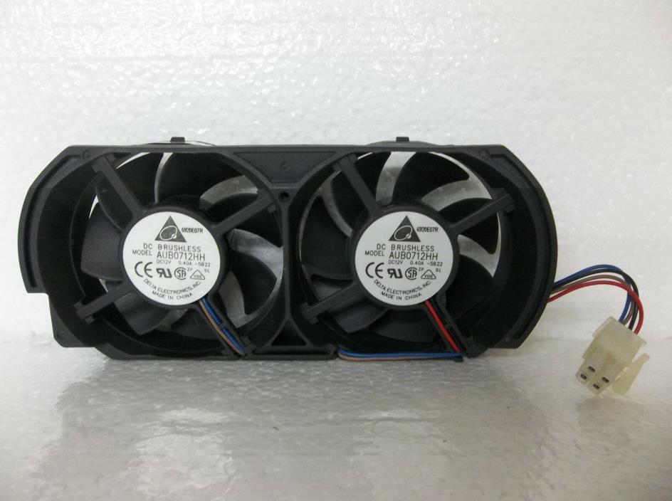 Microsoft Xbox 360 Internal Dual Cooling Fan 4 Pin X801127-001 Tested & Works