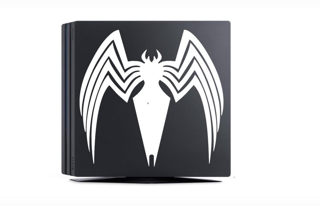 ??NEW CUSTOM TOM HARDY PS4 LOGO DECAL VENOM LOGO SPIDER PS4 PRO SLIM DECAL??