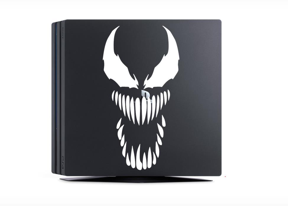 ??NEW CUSTOM TOM HARDY PS4 LOGO DECAL VENOM LOGO PS4 PRO SLIM DECAL??