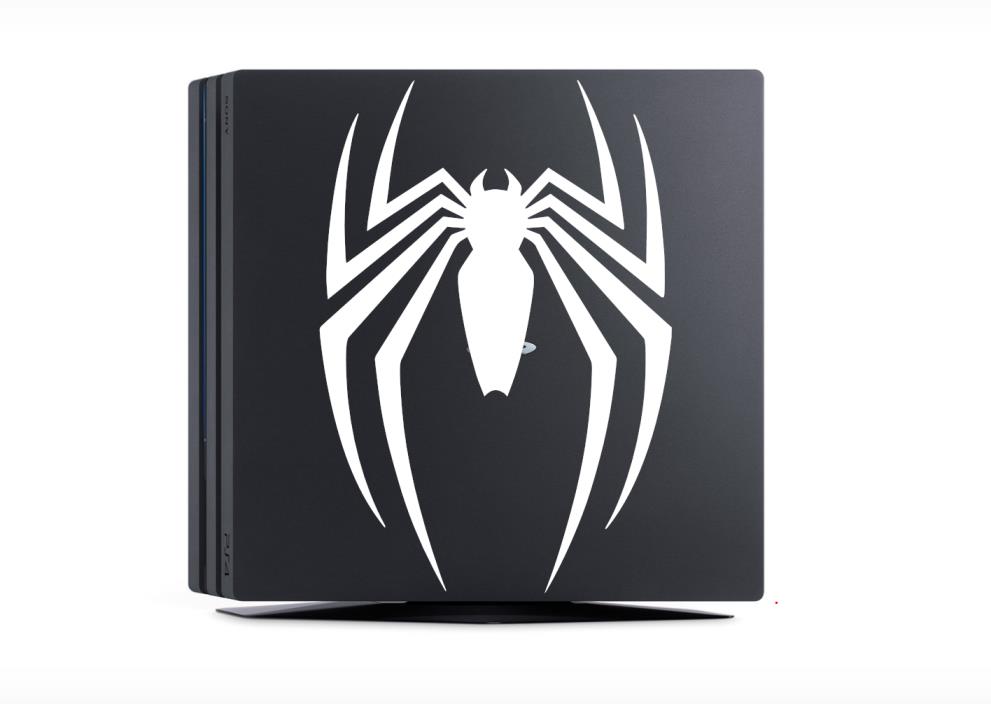 NEW CUSTOM SPIDERMAN PS4 LOGO DECAL VIDEO GAME LOGO PS4 PRO DECAL