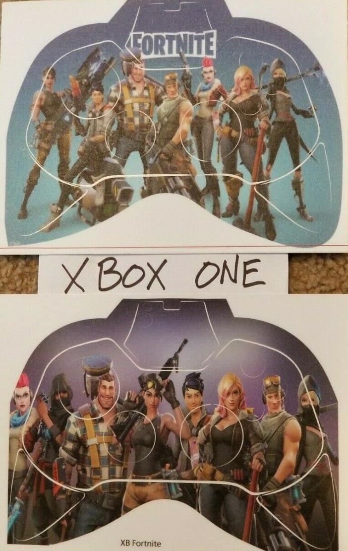 New 2 Fortnite Skins For Microsoft XBOX One Skin Decal Controllers Lot of Two