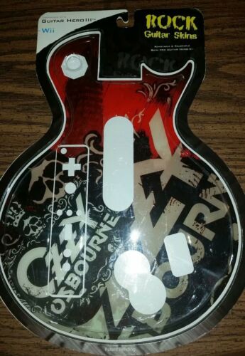 GUITAR HERO 3 III ROCK GUITAR SKIN FOR WII Ozzy Ozbourne