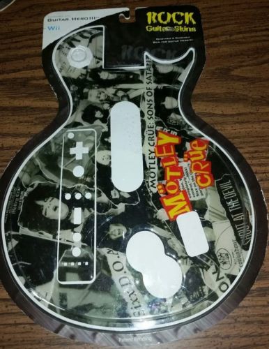 GUITAR HERO 3 III ROCK GUITAR SKIN FOR WII Motley Crue