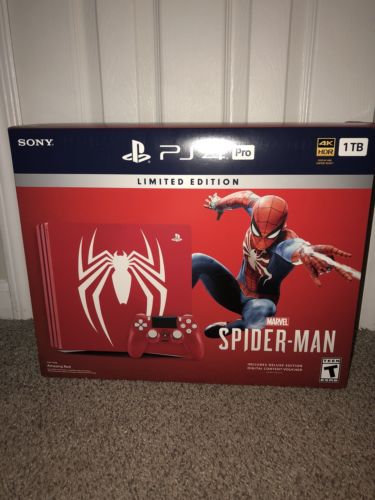 Spiderman Limited Edition ps4 pro 1tb console