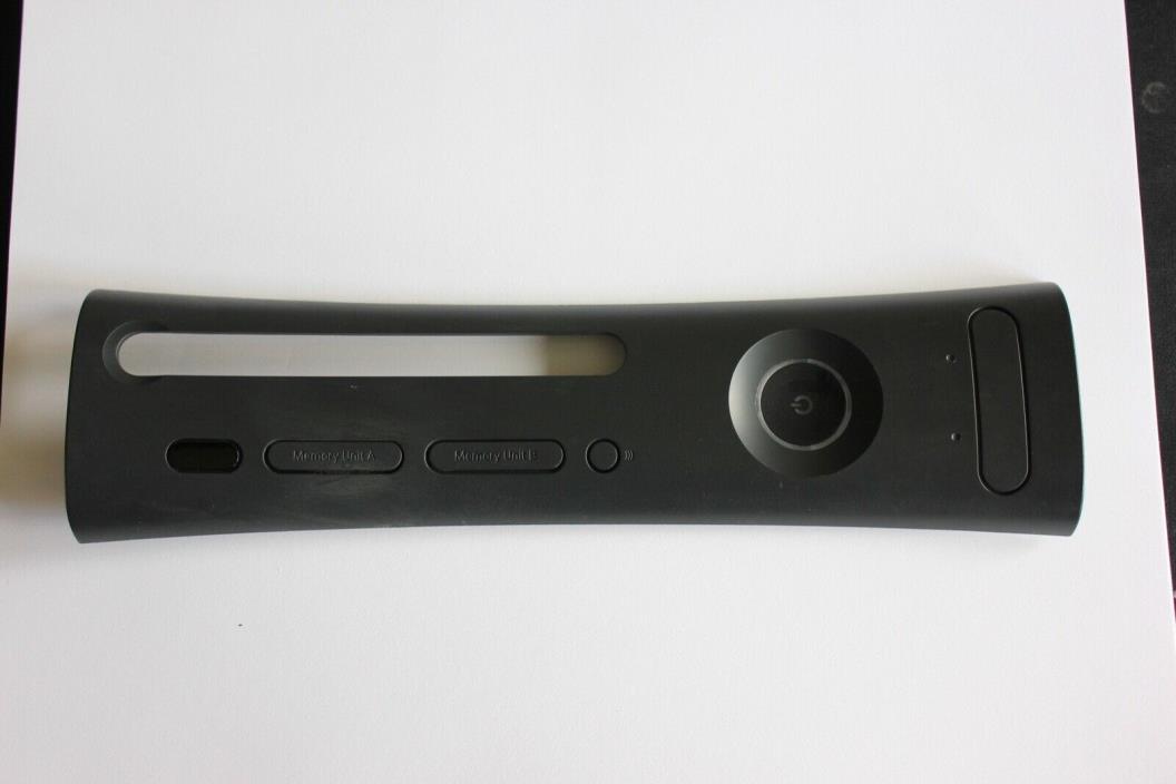 Microsoft Xbox 360 Replacement Black Faceplate