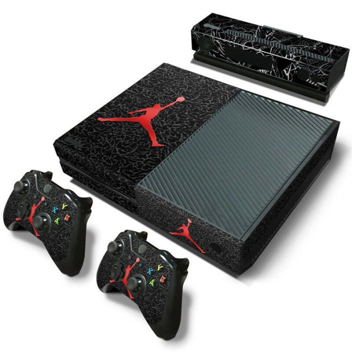 Xbox One Console Skin Decal Sticker Michael Jordan 2 Controller Kinect Skins Set