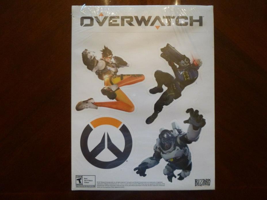 PS4 XBOX ONE Overwatch Heroes BIG Decal Sticker Sheet PACK OF 25