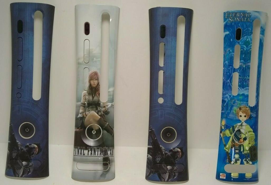 Four (4) Genuine Microsoft Xbox 360 Faceplates {A80}