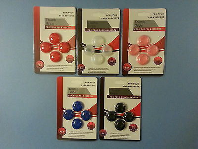 4 Analog Stick Thumb Grips for Playstation 4 PS4 PS3 Xbox One 360 Switch -NEW-