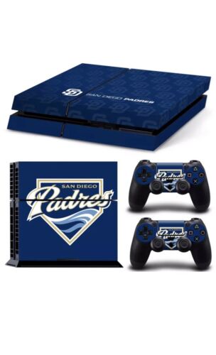 PS4 Skin & Controllers Skin Vinyl Sticker For PlayStation 4 San Diego Padres MLB