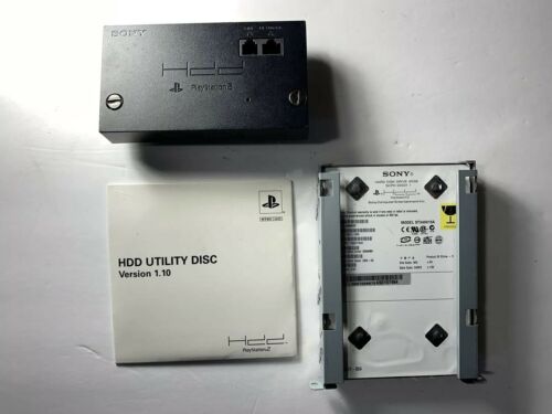 Play Station 2 (PS2) 40gb Hard Drive (HDD) & Network Adapter. Tested Works!