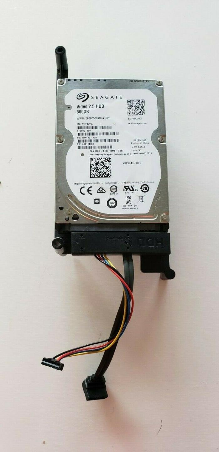 Original OEM Xbox one S internal hard disk drive 500GB replacement w/caddy.
