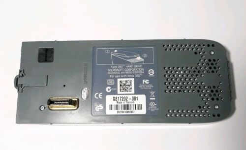 OFFICIAL MICROSOFT XBOX 360 60GB EXTERNAL HARD DRIVE, First Gen 360 (fat)