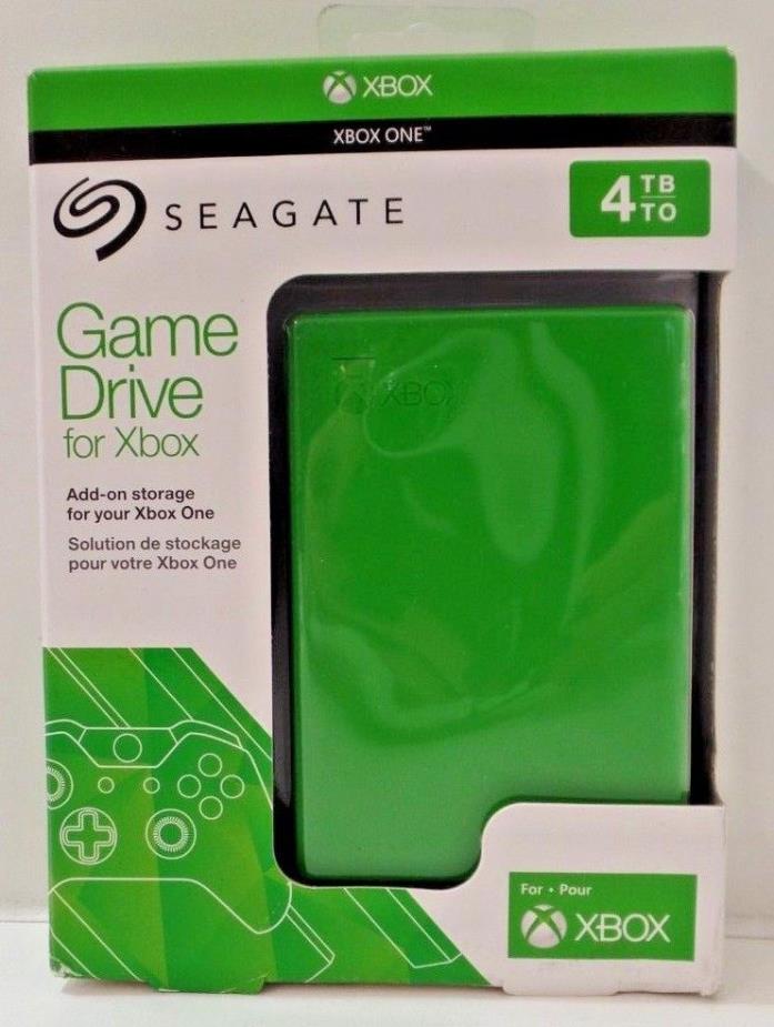 Seagate Game Drive for Xbox One, Green, 4TB (STEA4000402)