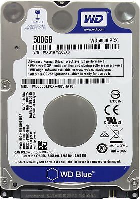 Western Digital 500GB 2.5