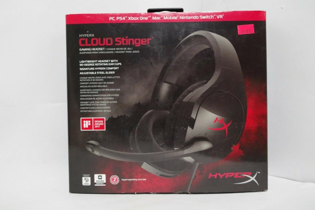 HyperX - Cloud Stinger Wired Stereo Gaming Headset for PC, PS4, Xbox One, Nin...