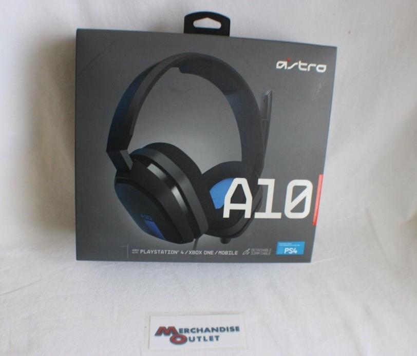 ASTRO A10 Gaming Headset for PS4, XBox One, and Mobile  - Black/Blue