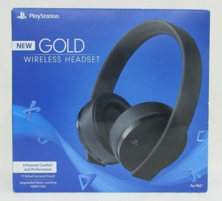 SONY PlayStation Gold Wireless Headset Black - PlayStation 4 CUHYA-0080