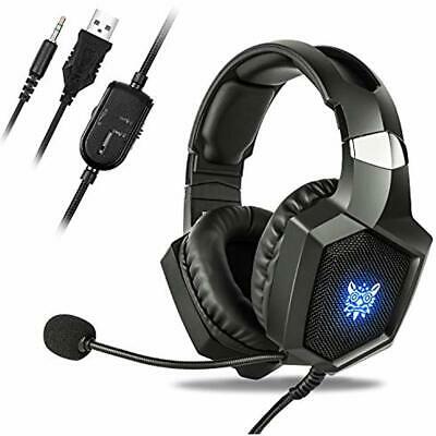 Gaming Headsets Headset Compatible Xbox One, Fuleadture PS4 With Mic, PC,Noise