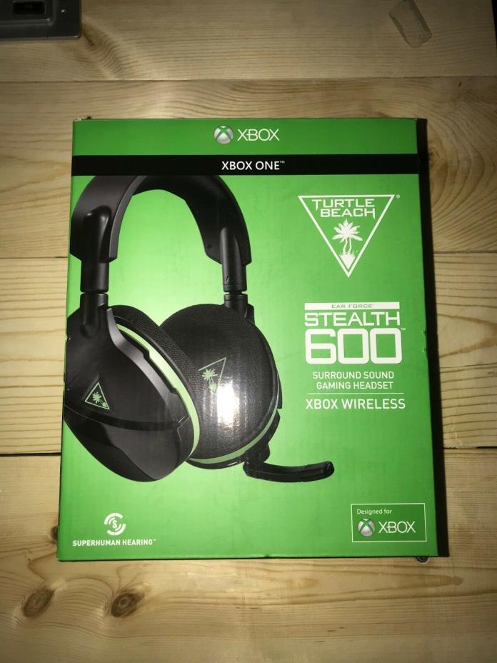 Turtle Beach Stealth 600 Black and Green Headband Headsets for Microsoft Xbox...