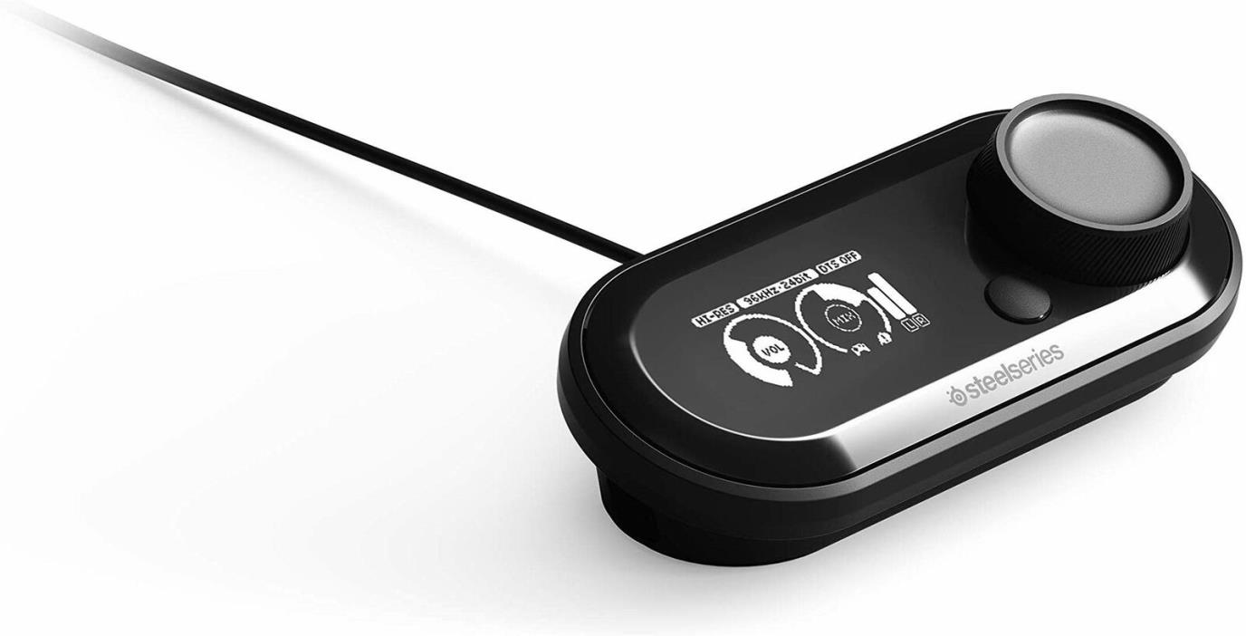 SteelSeries - GameDAC Hi-Res Headphone Amplifier - Black