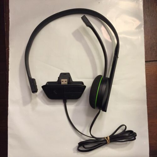Microsoft Xbox 360 Black Headset Standard Headphone Mic Jack New