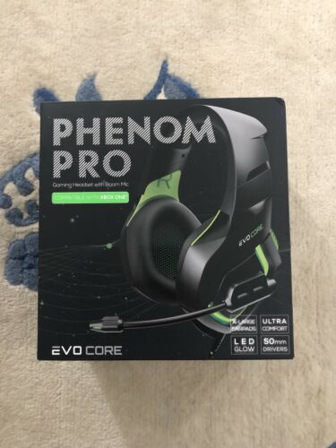 New Evo Core Phenom Pro Gaming Headset with boom mic for XBOX One