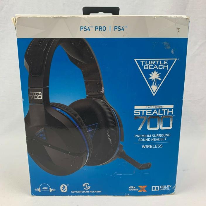 Turtle Beach Stealth 700 Black and Blue Headband Headsets for Multi-Platform