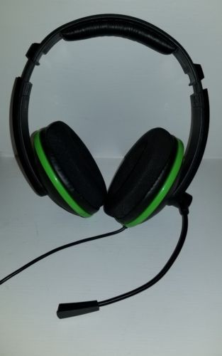 Turtle Beach Ear Force XL1 Black/Green Headband Headsets (Xbox 360)
