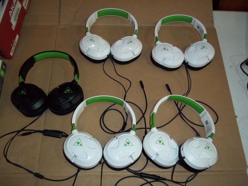 Lot of 5 Turtle Beach Ear Force Recon 50X Headset Headphones - Xbox One - AS~IS