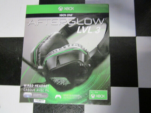 LOT - XBOX ONE 1610, 1626 STEREO HEADSET - AFTERGLOW XBOX ONE HEADSET LVL 3