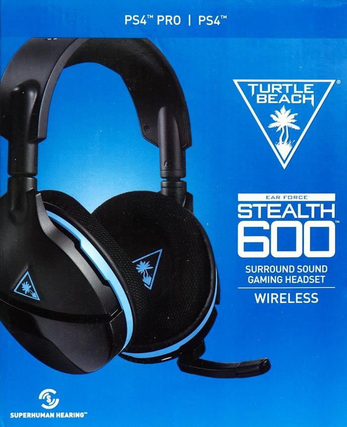 Turtle Beach Stealth 600P Wireless Headset for Sony Playstation 4 / PRO NEW