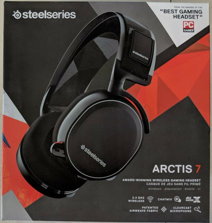 SteelSeries Arctis 7 Lag-Free Gaming Headset with DTS HeadphoneX (61463) #EB9484