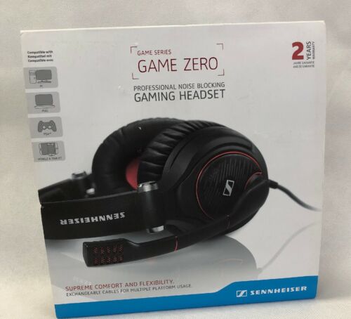 Sennheiser Game Zero Gaming Headset for PC Mac Ps4 Multiplatform Black