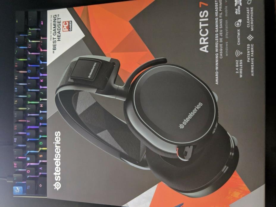 SteelSeries Arctis 7 Lag-Free Wireless Gaming Headset with DTS Headphone:X 7.1..