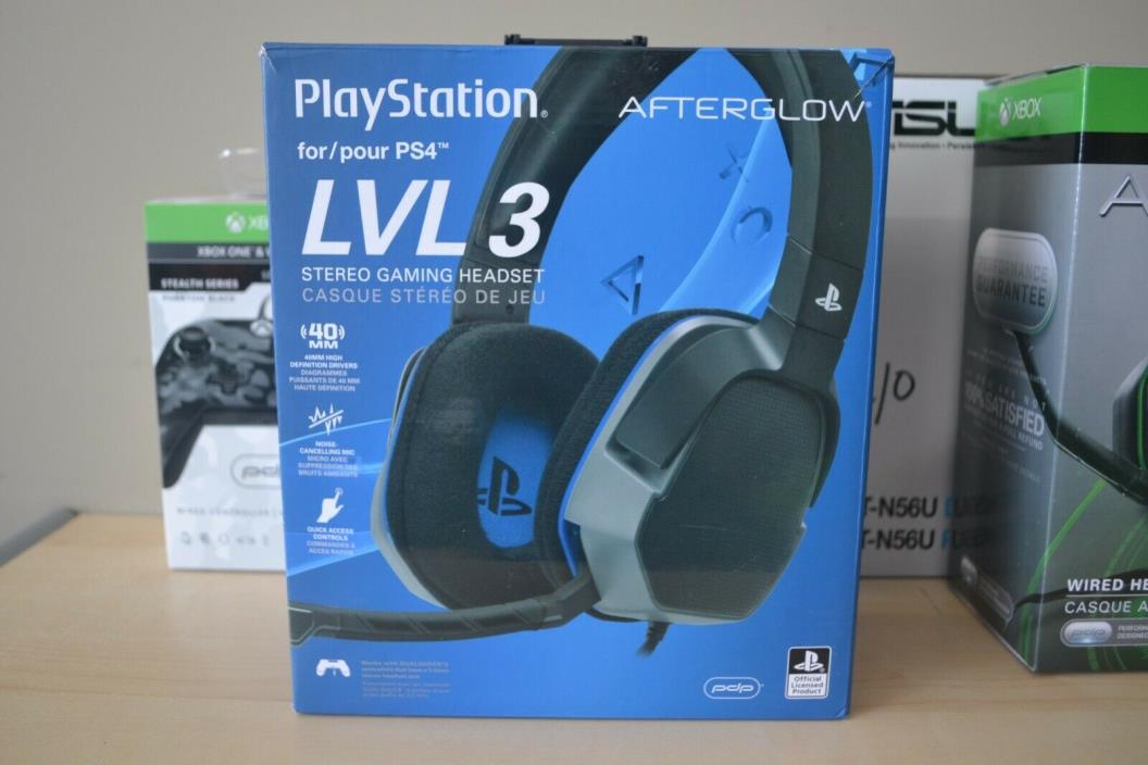 PDP Afterglow LVL 3 Wired Headset for PS4