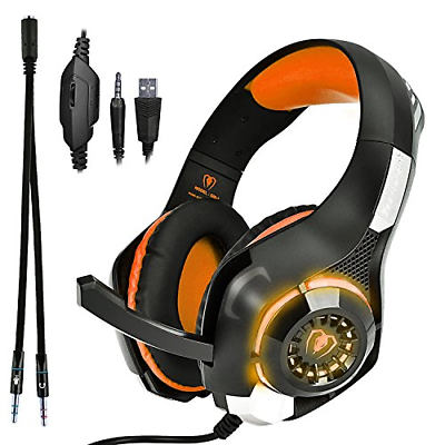 Gaming Headset, Beexcellent GM-1 3.5mm Surround Sound Gaming Headset with for