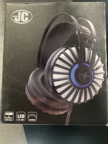 Gaming Headset Porter JC A50 with Unique Metal Headband LED High Quality Mic