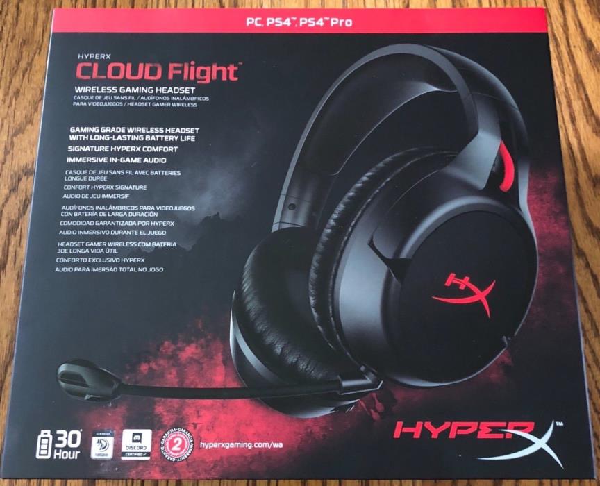 Kingston HyperX Cloud Flight Wireless Stereo Gaming Headset for PC, PS4, PS4 Pro