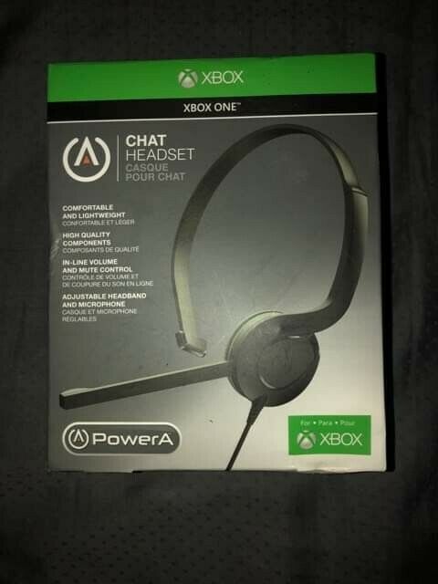 PowerA Official Xbox One S Chat Headset With Microphone And Volume/Mute Control