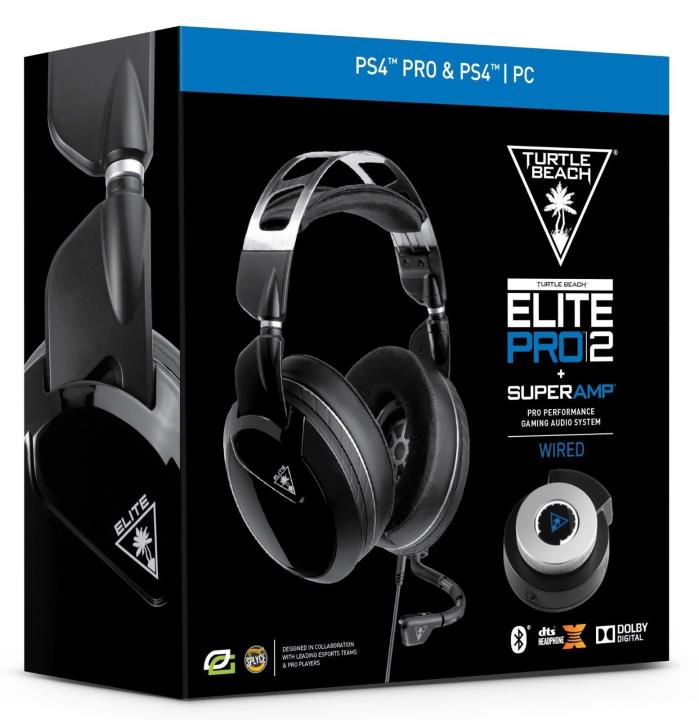 Turtle Beach Elite Pro 2 Headset + SuperAmp for PS4 and Pro and PC - Black Elite