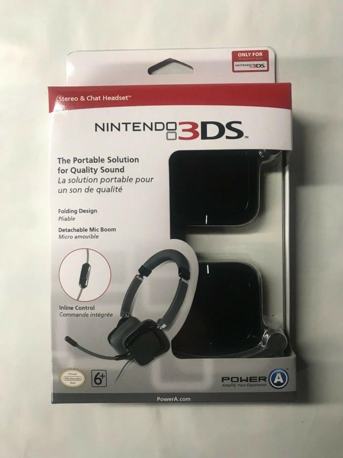 Nintendo 3DS Stereo & Chat Headset (Factory Sealed)