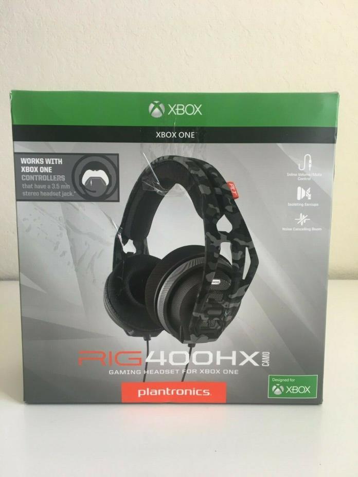 Plantronics Rig 400HX Camo Gaming Headset with Mic for Xbox One