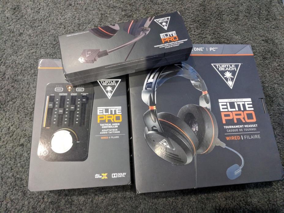 Turtle Beach Elite Pro Bundle, (Headset, T.A.C., Tournament mic)-PC/Ps4/Xbox one