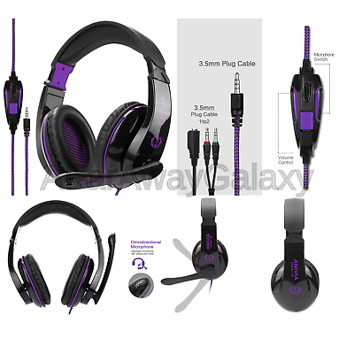 Xbox One Anivia A9 Gaming Headset Wired Stereo Sound Headset with Mic for PS4...