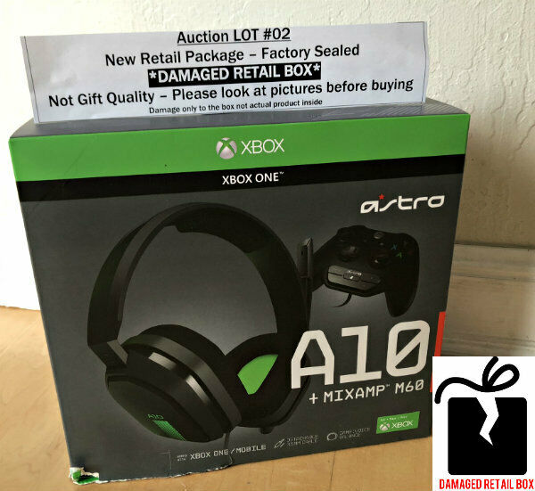 Astro Gaming A10 Wired Gaming Headset + MixAmp M60 Xbox One (New Damaged Box) 02