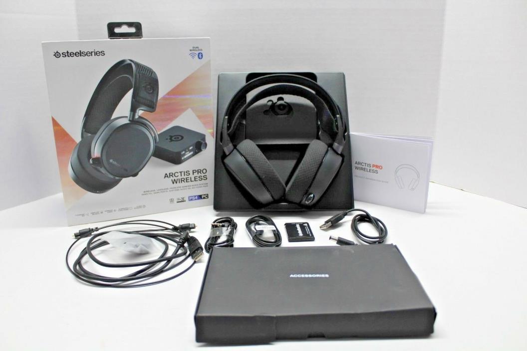 SteelSeries Arctis Pro Wireless Gaming Headset Bluetooth for PS4 and PC