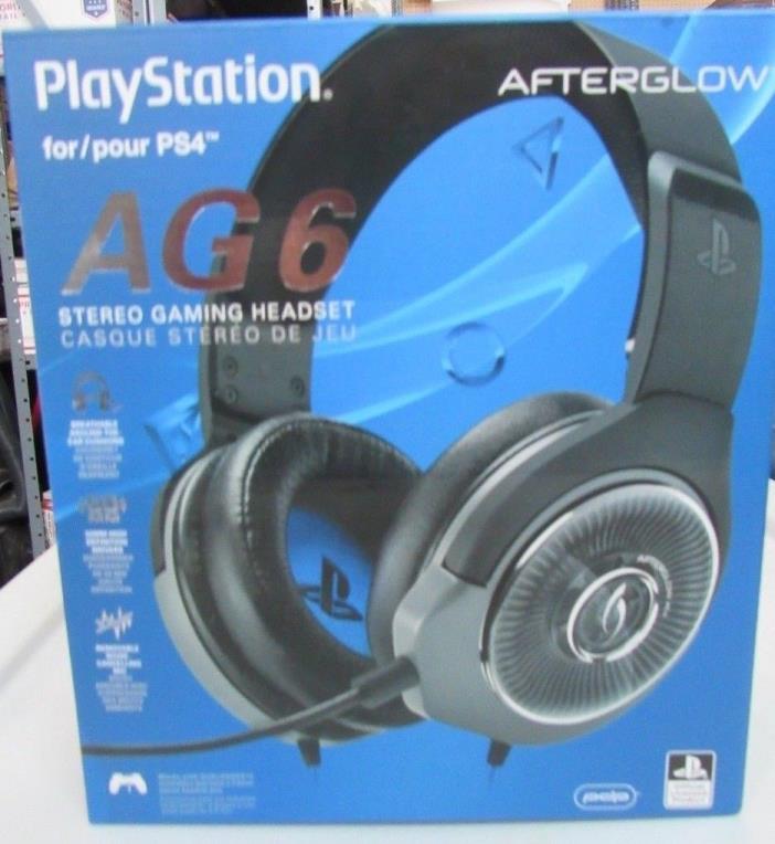 Afterglow - AG 6 Wired Stereo Gaming Headset for PS4 - Black *FREE SHIPPING*